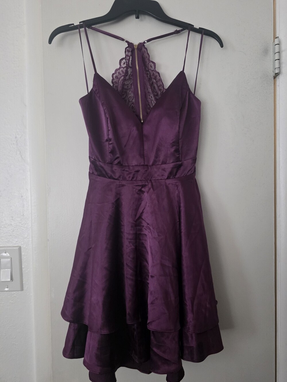 Windsor Women's Purple Satin Dress